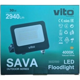 Faro LED 30W 4000K luce naturale IP65 2940lm