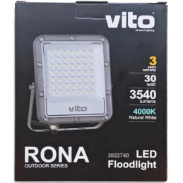 Faro LED 30W 4000K IP65 luce naturale