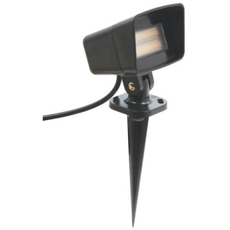 Paletto LED da giardino 575lm 3000K luce calda 5W IP65 nero
