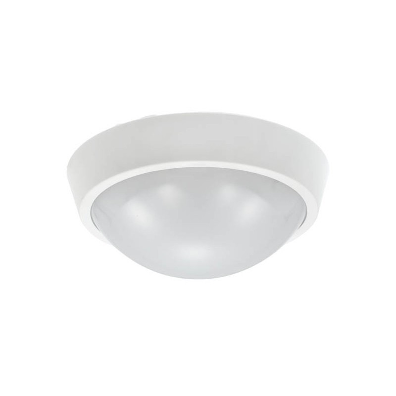 Plafoniera LED esterna 1700lm 25W 4000K luce naturale IP65 bianca
