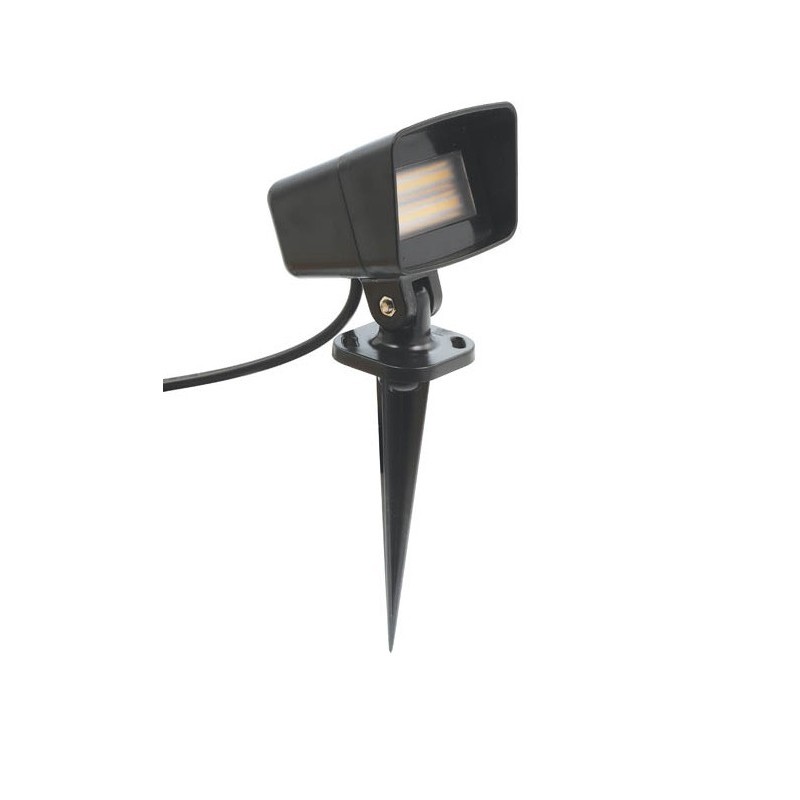 Paletto LED da giardino 5W 4000K luce naturale IP65 nero