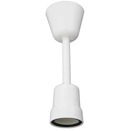 Lampadario da soffitto pendente E27 bianco