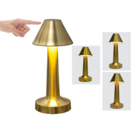 Lampada da tavolo dimmerabile color oro