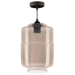 Lampadario  in Vetro Fumè E27 180x260mm