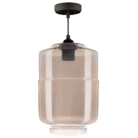 Lampadario  in Vetro Fumè E27 180x260mm