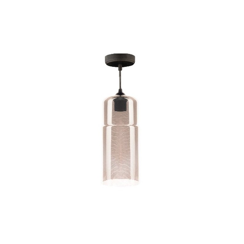 Lampadario in Vetro Fumè E27 130x285mm