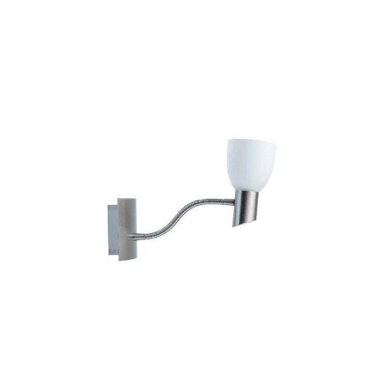 Lampada LED da parete con braccio a spirale 1xE27