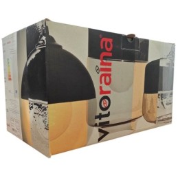 Lampadario in Vetro Fumè E27 Ø140mm