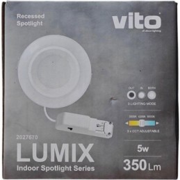 Faretto LED 5W 350Lm Φ70MM 3xCCT