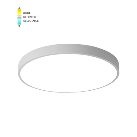 Plafoniera LED rotonda 25W 2000lm 3CCT bianca