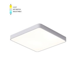 Plafoniera LED quadrata 25W 2000lm 3CCT bianca