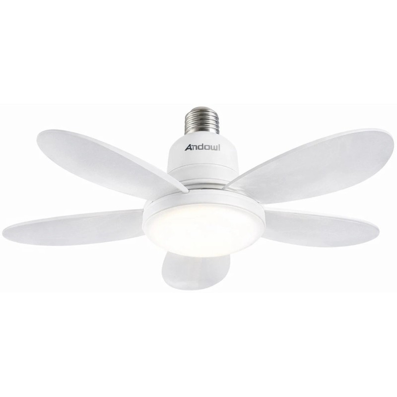 Lampada ventilatore LED 40W E27 con telecomando