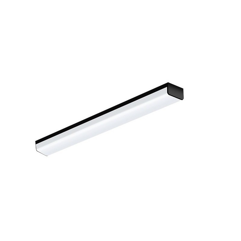 Plafoniera LED lineare 18W 2160lm 3CCT nero
