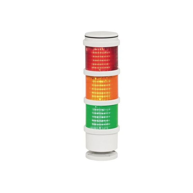 Torretta di segnalazione TWS Verde/Arancio/Rosso 24V AC/DC