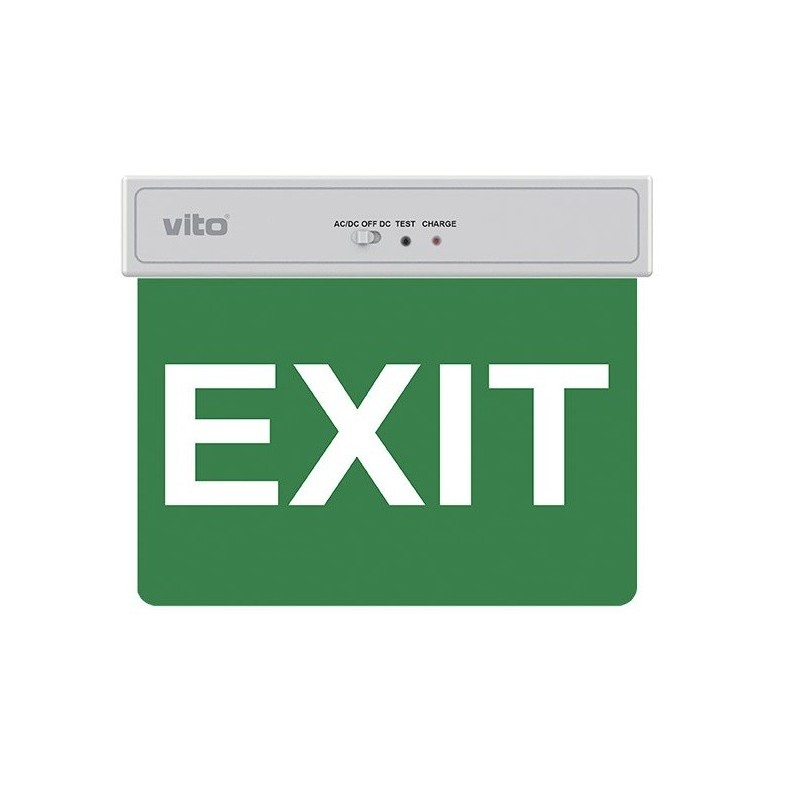 Lampada LED d'emergenza "EXIT" 2W 6500k luce fredda