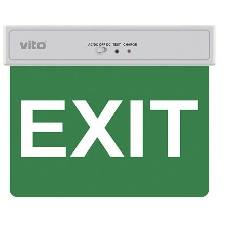 Lampada LED d'emergenza "EXIT" 2W 6500k luce fredda