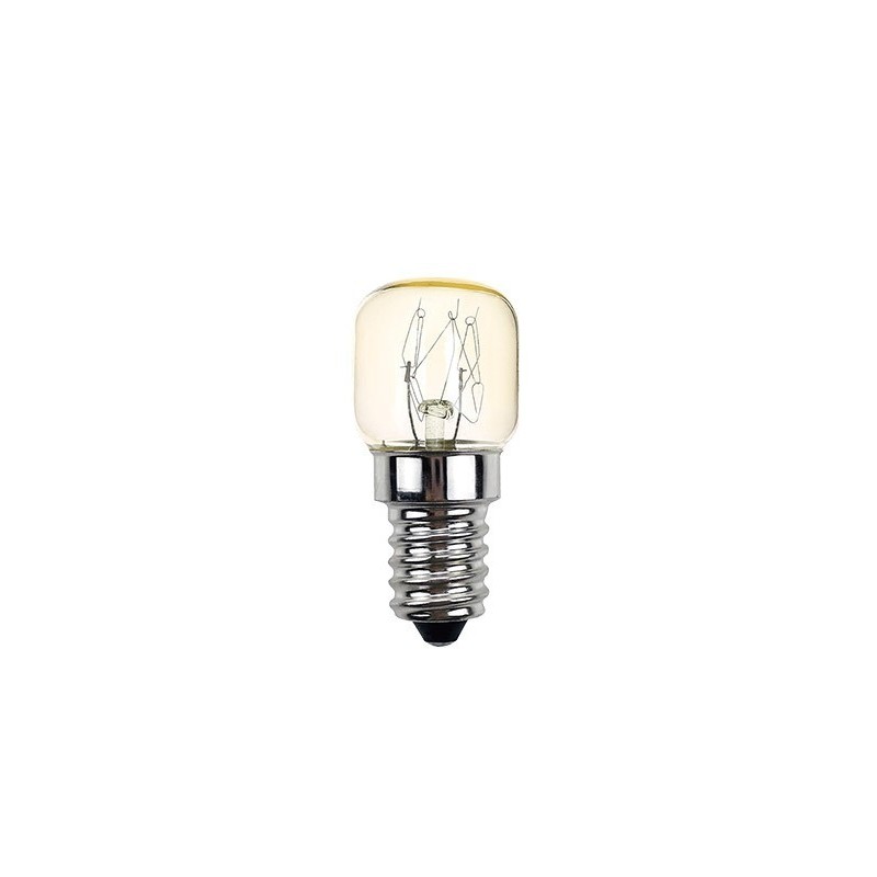 Lampadina per forno 15W T22 E14 2800K luce calda