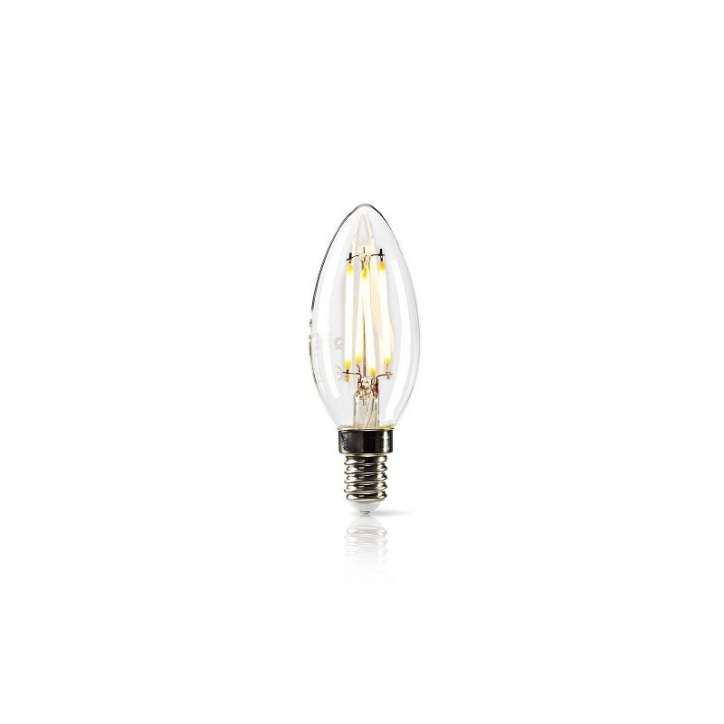 Lampada LED retrò regolabile a filamento E14 | Candela | 4.8 W | 470 lm
