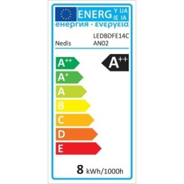 Lampada LED retrò regolabile a filamento E14 | Candela | 4.8 W | 470 lm