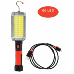 Lampada COB LED da lavoro ricaricabile 700lm 20W 5000K 60LED