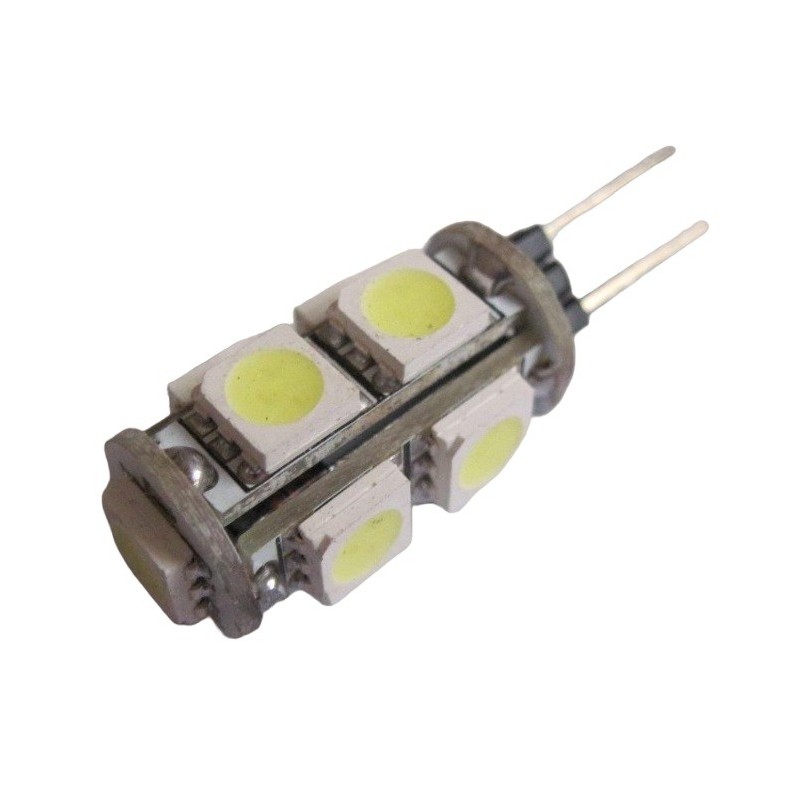 Lampadina LED G4 9 led smd luce calda 3000k2W 12V 110lm