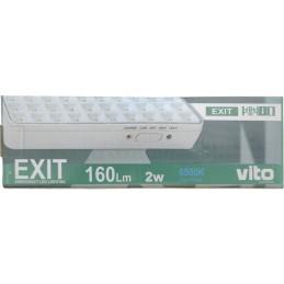 Lampada LED d'emergenza 2W 6400k luce fredda 160lm Vito