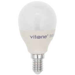 Lampadina LED mini globo E14 5W 403Lm 4000K luce naturale Vito
