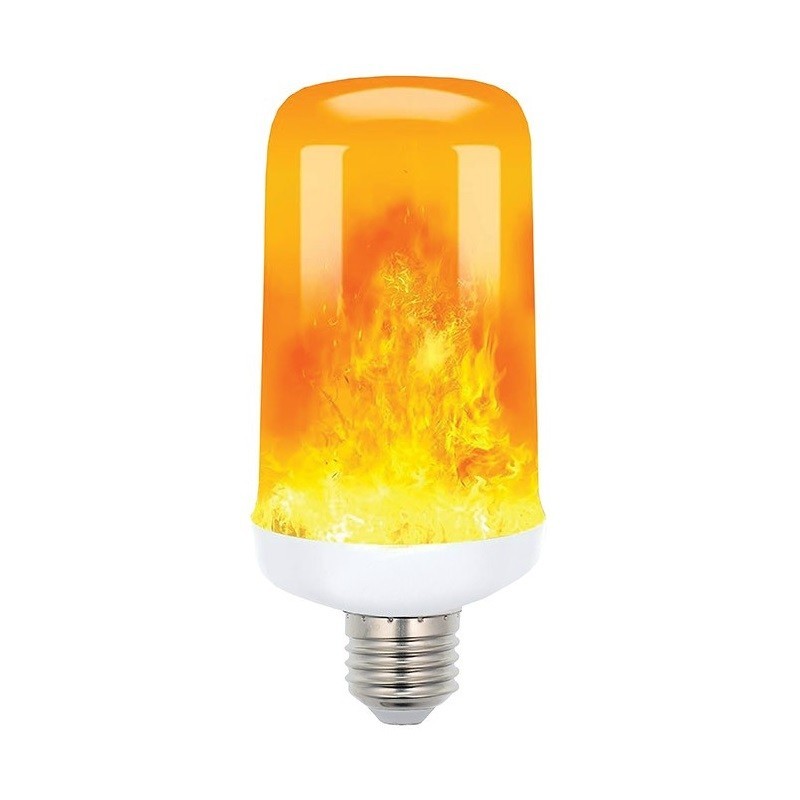 Lampadina LED effetto fiamma E275W 1400K luce calda Vito