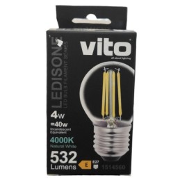 Lampadina LED 4W 532Lm E27 4000K luce naturale