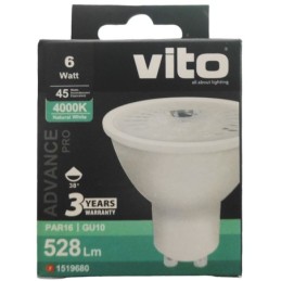 Lampadina LED GU10 6W 528lm luce naturale 4000K