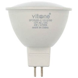 Lampadina LED GU5.3 MR16 6W 528Lm 6400K luce fredda 12VDC