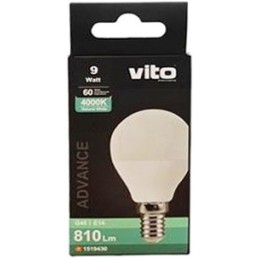 Lampadina LED G45 E14 9W luce naturale 4000k 810lm
