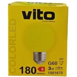Lampadina LED E27 luce gialla 3W 180lm