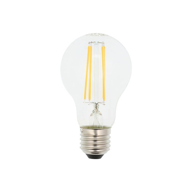 Lampadina LED filament A60 E27 10W 2700K luce calda 1110 lm