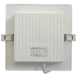 Pannello LED quadrato da incasso 155*155mm 12W 4000K luce naturale
