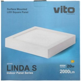 Pannello LED da parete quadrato 210x210 20W 2000Lm luce fredda
