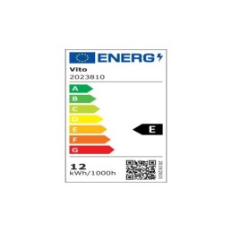 Pannello LED quadrato da parete 12W luce fredda 6000K 1200lm