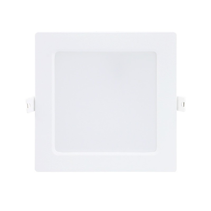 Pannello LED quadrato da incasso 12W 6000K luce fredda