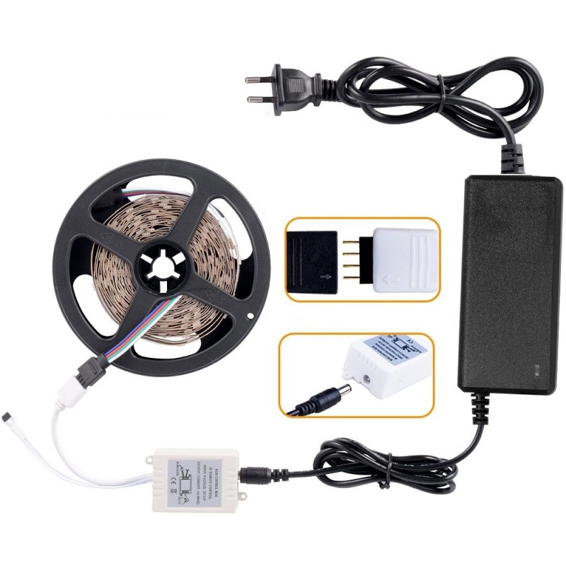 Striscia LED RGB con telecomando 5m