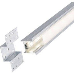 Profilo da incasso in acciaio satinato 1m per strisce LED Paulmann