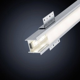 Profilo da incasso in acciaio satinato 1m per strisce LED Paulmann