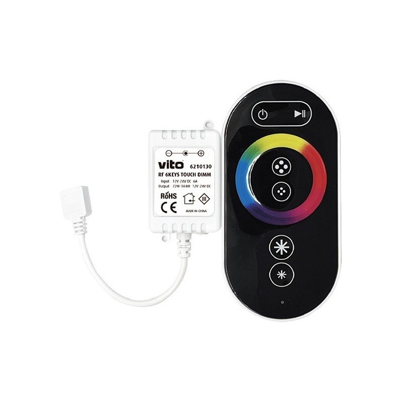 Controller RF touch per strisce LED 12-24VDC 72-144W Vito