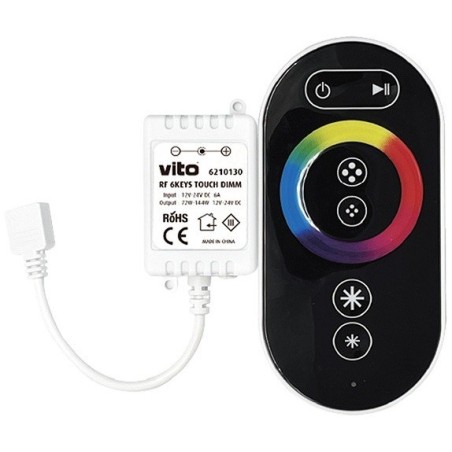 Controller RF touch per strisce LED 12-24VDC 72-144W Vito