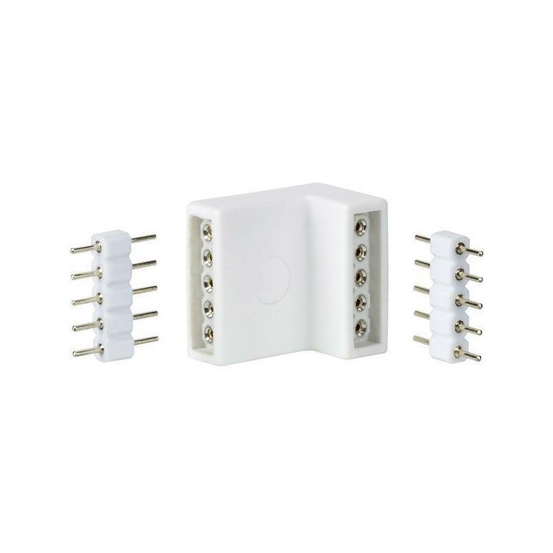 Connettore angolare per strisce LED 5 pin Paulmann - confezione da 4