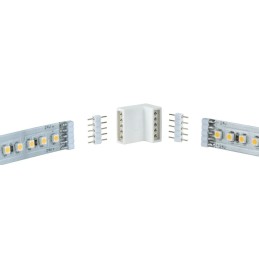 Connettore angolare per strisce LED 5 pin Paulmann - confezione da 4