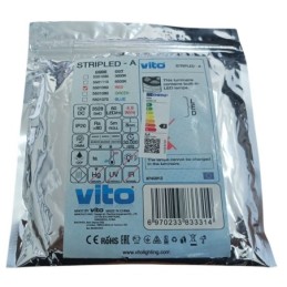 Striscia LED 12V 5m luce rossa 4.8W/m