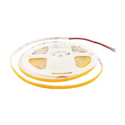 Striscia LED COB 24V 3000K luce calda 1320lm/m 12W/m IP20 5m