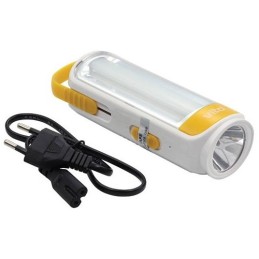 Torcia ricaricabile 6W+0,5W 500Lm 6000K bianco freddo