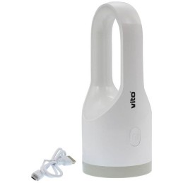 Torcia ricaricabile 19W+3W 280Lm 6000K luce fredda