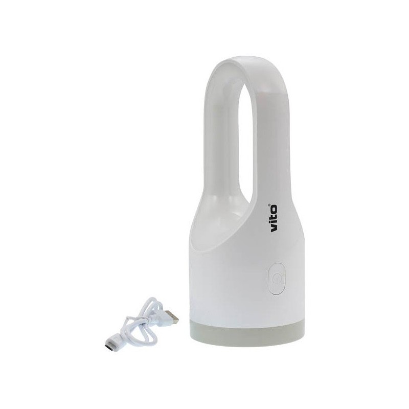 Torcia ricaricabile 19W+3W 280Lm 6000K luce fredda